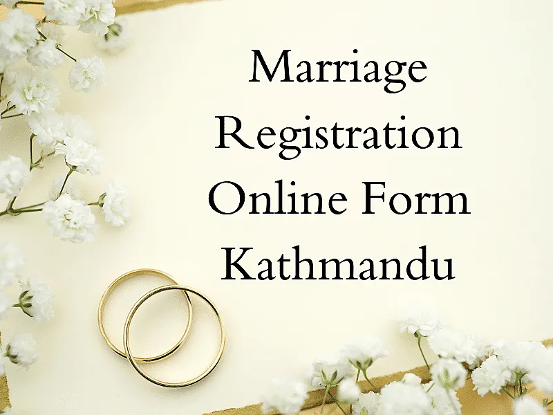 Marriage Registration Form Online Kathmandu